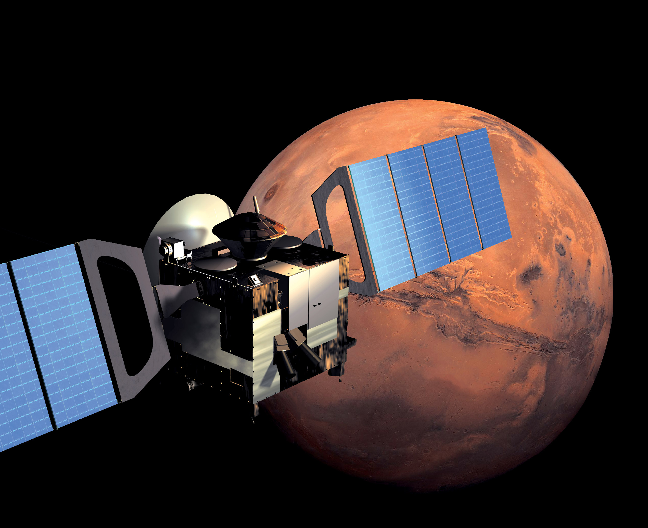 Mars Express 在火星軌道上