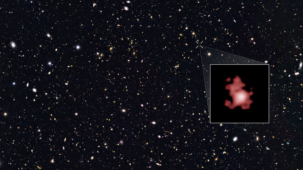 史匹哲空間望遠鏡和哈伯太空望遠鏡發現了星系 GN-z11。