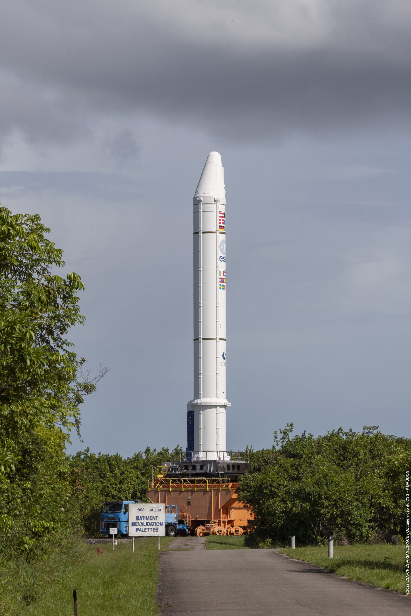 火箭轉移過程 07/22/2022.