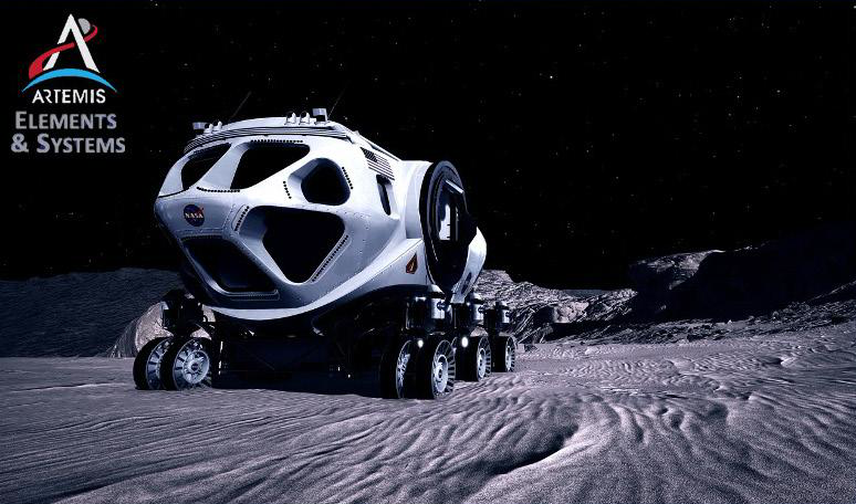 月球巡遊車預想圖
